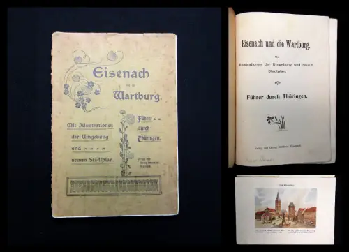 Bechstein Eisenach und die Wartburg um 1900 Landeskunde Reiseführer Guide
