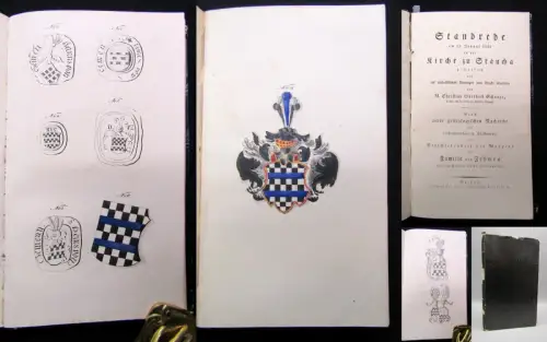 Standrede am 15.Januar 1832 in der Kirche zu Staucha gehalten sehr selten 1832