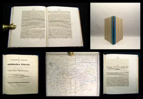 Odeleben Die topographische Aufnahme der sächsischen Schweiz 1830 Topografie