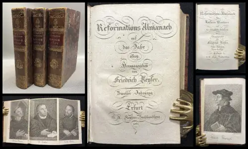Keyser, Friedrich Reformations-Almanach für Luthers Verehrer 1.-3.Jhg. 1817-21