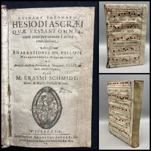Schmidt Hesiodi Ascraei Quae Exstant Omnia, cum interpretatione Latina emendatio