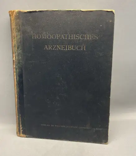 Homöopathisches Arzneibuch 1934 Wissen Medizin Hausmittelchen Kräuter