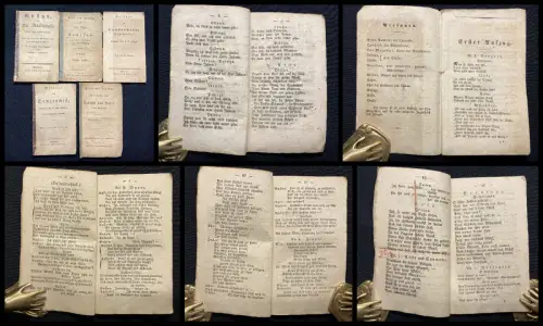 Lichtenstein, Freiherrn v., Rossini G., Rossini Sammlung 5 Operntextbücher 1790