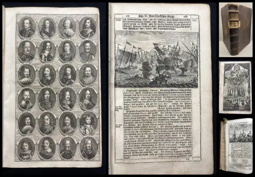 Hiob Beschreibung der vornehmsten Welt- Geschichte.  Des 17. Jahrh. 3.Teil 1716