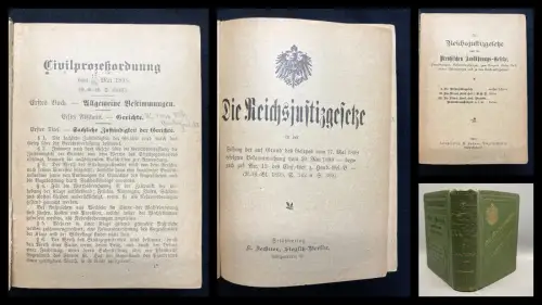 Die Reichsjustizgesetze in der Fassung der auf Grund des Gesetzes vom 17. Mai