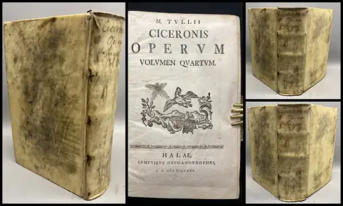 Cicero, Marcus Tullius Ciceronis Operum Volumen Quartum. 4.Bd. apart