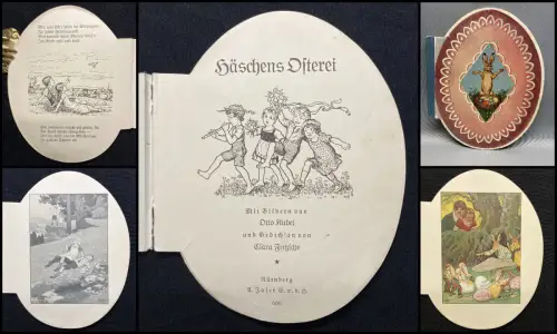 Fritzsche, Klara Häschens Osterei. Mit Bildern von Otto Kubel 1927 Bilderbücher