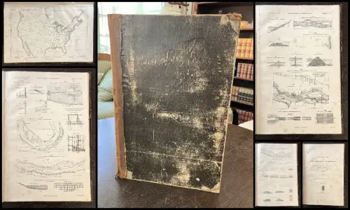 Roloff, Paul Mittheilungen über Nordamericanisches Wasserbauwesen 23 Tafeln 1895