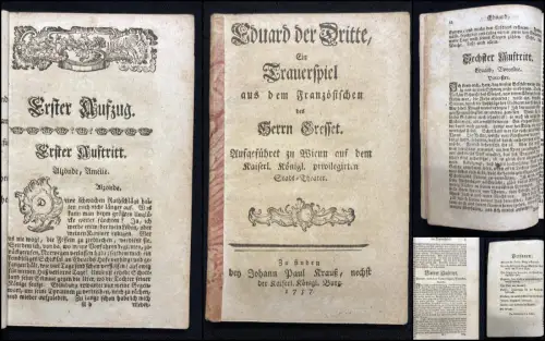 Louis Eduard der Dritte, Ein Trauerspiel aus dem Französischen des Herrn Cresset