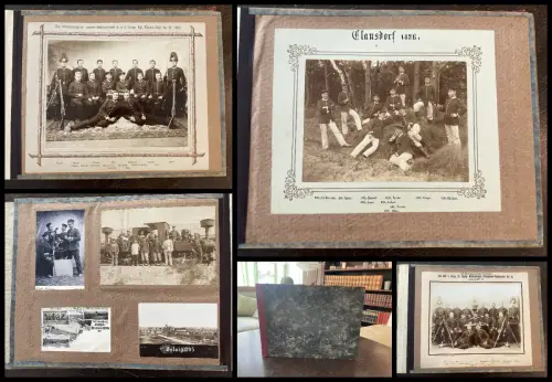 Fotoalbum - 1892-1901 Des Unteroffizier/ Fizefeldwebels Petzelt in Preußen 1892