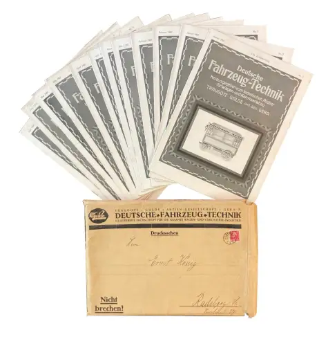 Golde Deutsche Fahrzeug-Technik XXI. Jahrgang Heft 1-12, 1.Halbjahr 1927