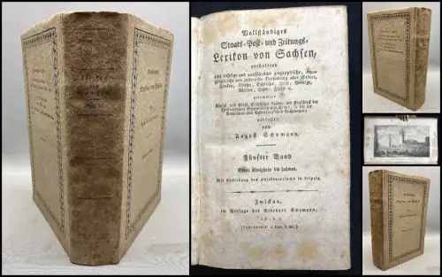 Vollständiges Staats-Post- und Zeitungs-Lexikon von Sachsen 5.Bd. apart 1818