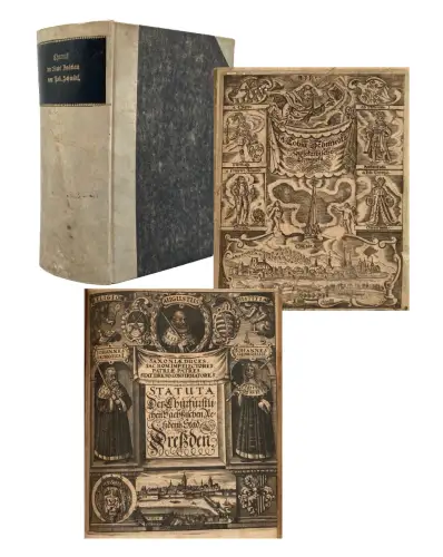 Schmidt Chronica Cygnea, Oder Beschreibung der sehr alten, Löblichen[...]2 Teile