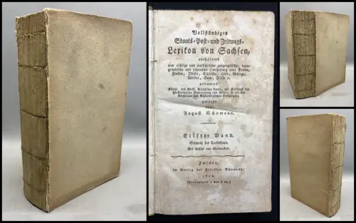 Vollständiges Staats-Post- und Zeitungs-Lexikon von Sachsen 11.Bd. 1824
