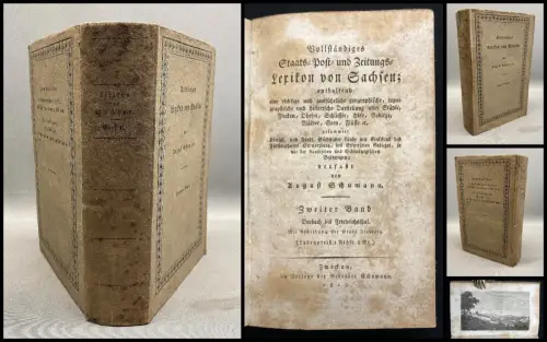 Vollständiges Staats-Post- und Zeitungs-Lexikon von Sachsen 2.Bd. 1815