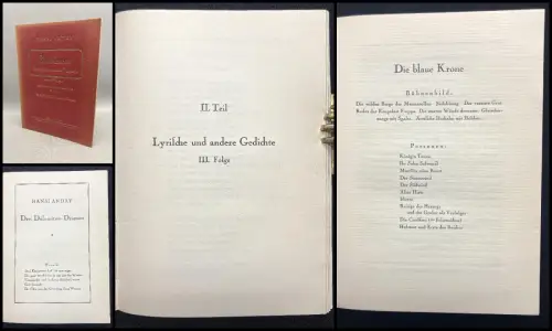 Anry, Hansi Rubinrot - Drei Dolomiten Dramen - Lyrische und andere Gedichte III.