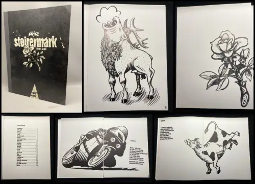 Fritz, Herms Steirermark in Vers und Bild Erstausgabe CD 1991 Dichtungen Grafik