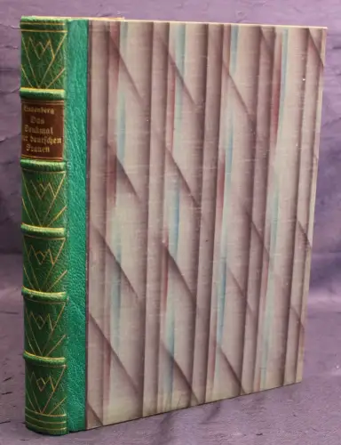 Lindenberg Das Denkmal der deutschen Frauen 1927 Halbleder-Handeinband sf