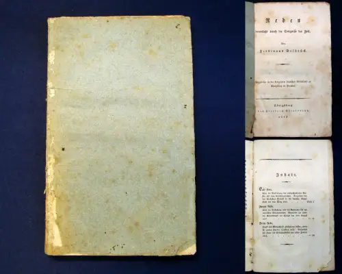 Delbrück Reden veranlaßt durch die Ereignisse der Zeit 1813 Napoleon Geschichte 