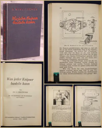 Nikilitschek Was jeder Knipser basteln kann um 1930 Kinder Anleitung sf