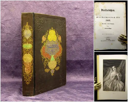 Mügge Vielliebchen Ein Taschenbuch für 1852 Belletristik Literatur Lyrik mb