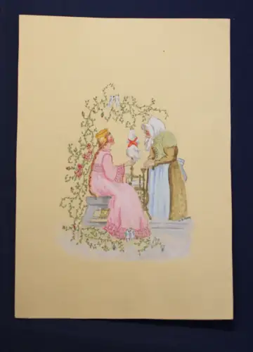 E May Märchenbilder von E May signiert in Tusche um 1930 Kunst und Kultur js
