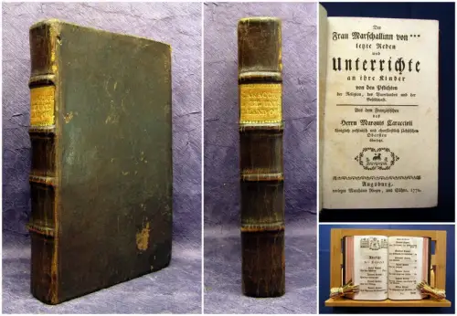 Caraccioli, Marquis 1770 Praktische Landökonomie der Alten + Der Frau(...) am
