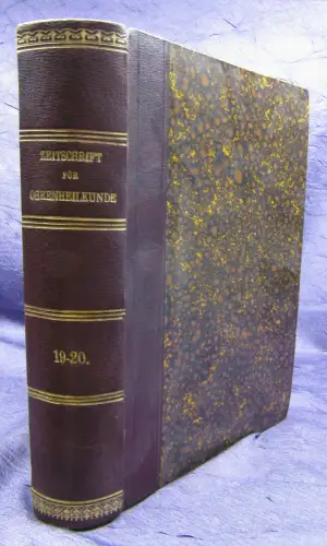 Knapp/ Moos Zeitschrift für Ohrenheilkunde 19.& 20. Band 1889 Medizin Wissen sf