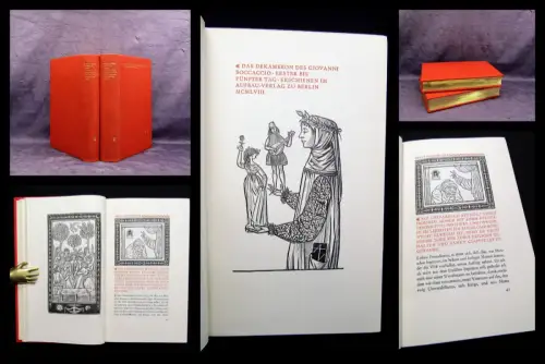 Boccaccio, Giovanni di / Klemke, Walter Das Dekameron. 2 Bde 1958 Illustrationen