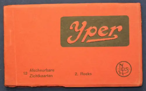 12 Ansichtskarten Postkarten Yper um 1920 Belgien Fotografie Landeskunde sf