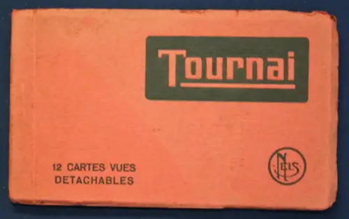 12 Ansichtskarten Postkarten Tournai um 1920 Belgien Fotografie Landeskunde sf