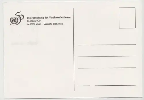 Weiße Karte Nr. 9 / 1995 - Sozialgipfel 1995 - Hundertwasser - Vereinte Nationen