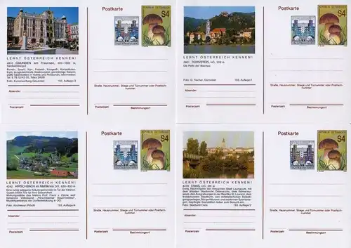 1989 - P 501 - 193. Auflage - BILDPOSTKARTE - ganze Serie - 16 Karten - aus Abo!