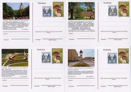 1989 - P 501 - 193. Auflage - BILDPOSTKARTE - ganze Serie - 16 Karten - aus Abo!