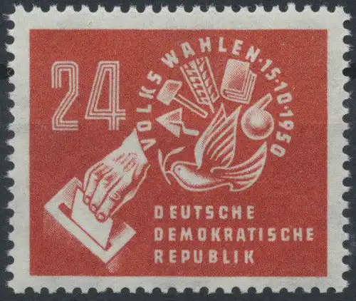 1950 - DDR - Mi Nr. 275 - Volkswahlen am 15. Oktober 1950 - Postfrisch ** / MNH
