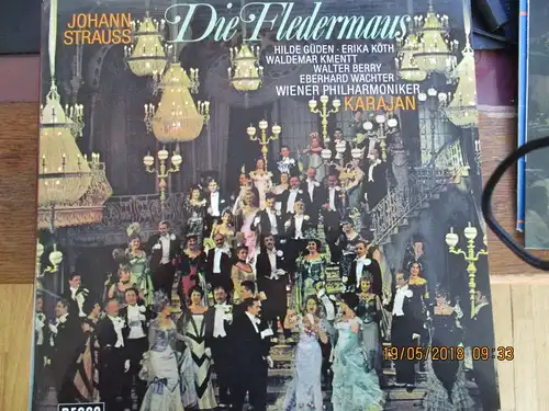 LP von Johann Strauss,die Fledermaus