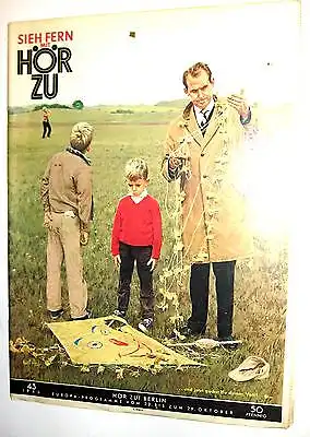 HÖRZU 43 1960 Fernsehzeitschrift   Rätsel  Infos...  mit Mecki Comicseite (K10)