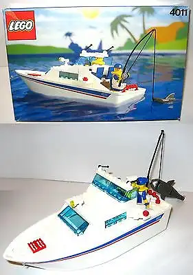 LEGO 4011 Kajütboot Figuren  Bausteine  Anleitung / WR7