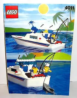 LEGO 4011 Kajütboot Figuren  Bausteine  Anleitung / WR7