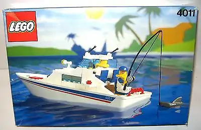 LEGO 4011 Kajütboot Figuren  Bausteine  Anleitung / WR7