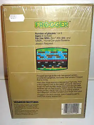 ATARI 400, 800, 1200XL - FROGGER Spiel ~ Original Eingeschweißt (K28)