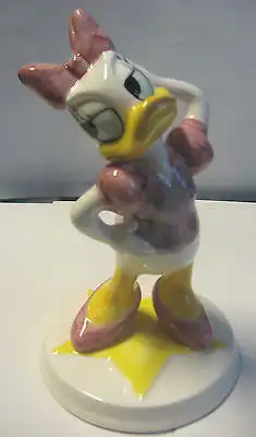 DAISY DUCK Disney Schmid Porzelan   Keramik Figur OVP ca. 17cm (K4)