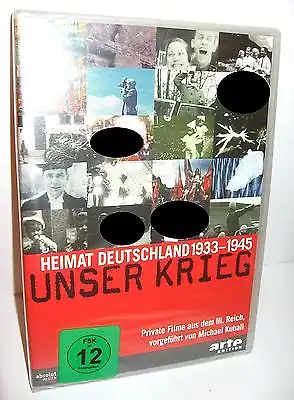 UNSER KRIEG Heimt Deutschland 1933 - 1945 Dokumentation DVD ARTE EDITION (WR8)