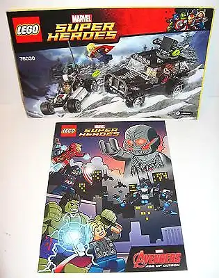LEGO Marvel 76030 Duell mit den Hydra-Truppe (nur Avengers Jeep)+ Anleitung *K46