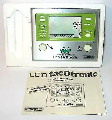 TROJANISCHES PFERD Handheld LCD TACOTRONIC Bienengraeber (Gakken) (K26)