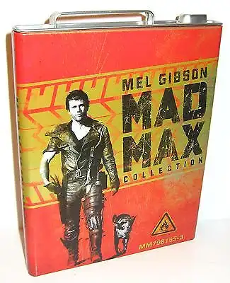 Mel Gibson MAD MAX - Collection (Filme 1-3) in Metal Case Blu-ray (WR8)