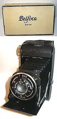 BELFOCA  Fotokamera Kamera  6x9cm mit Ledertasche WELTA mit OVP (K32)