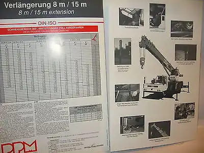 PPM Kran ATT 290 Quadral Infoheft / Infoblatt Baufahrzeug (WR3)