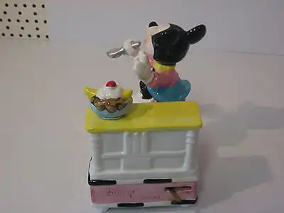 Disney Music Box SCHMID Porzellan  Minnie Maus  Mouse Spieluhr Figur NEU (K30)