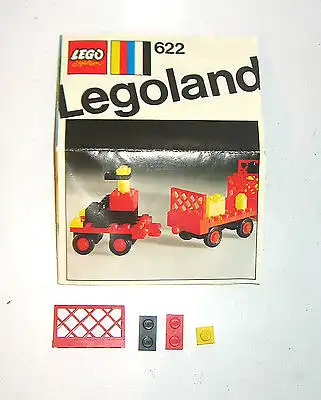 LEGO System - 622 Gepäckwagen Transportwagen - mit Anleitung und OVP (K16)